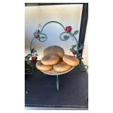 Decorative Metal Apple Tree Donut Display Stand - Retail: $45
