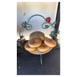 Decorative Metal Apple Tree Donut Display Stand - Retail: $45