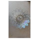 Crystal Sunflower Serving Platter - Retail: $25