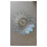 Crystal Sunflower Serving Platter - Retail: $25