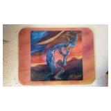 Southwestern Art Print by Joe Brown – Kokopelli Design - Retail: $45