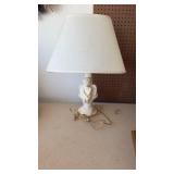 White Cherub Table Lamp - Retail: $35