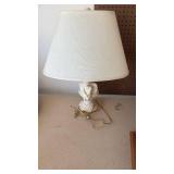 White Cherub Table Lamp - Retail: $35