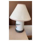 Hand-Painted Salmon Fish Table Lamp - Retail: $45