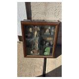 Classic Fishing Memorabilia Shadow Box Display - Retail: $85