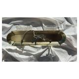 Art Deco Brass Wall Sconce - Retail: $85