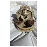 Tabletop Angel Water Fountain – Vintage Resin Design - Retail: $45