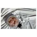 Himalayan Salt Lamp - Crackled Glass Globe - Retail: $25