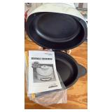 George Foreman Electric Grill with Digital Timer - Retail: $25