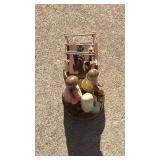 German Folk Art Music Box with Miniature Children