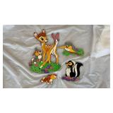 Bambi and Friends Wall Decoration Set - Retail: $45