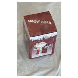 Snow Folk Christmas Ornament in Original Box - Retail: $18