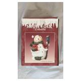 8-inch Woodland Snowman Holiday Collectible - Retail: $15