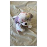 Whimsical Rainbow Spotted Plush Puppy - Retail: $12