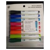 U Brands 8ct Medium Point Dry Erase Markers - Retail: $15