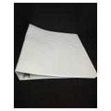 White 3-Ring Binder 1.5" - Retail: $5