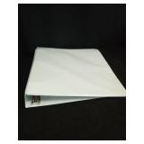 White 3-Ring Binder 1.5"- Retail: $5