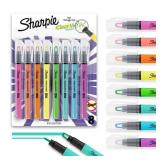Sharpie Clear View Highlighter  Pocket Highlighter  Assorted  8 Count - Retail: $11