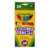 Crayola Colored Pencils  Assorted Colors  Pre-Sharpened  Adult Coloring  24 Count - Retail: $8