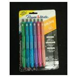 Paper Mate InkJoy Gel Metallic Pens  Medium Point (0.8mm)  Assorted  6 Count - Retail: $15