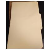 NEW 100 Count Box Staples 3-Tab Manila Legal Size File Folders #163360 - Retail: $19