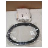 1PC Upgraded Widened Neoprene Seat Cover Towel for Dog Kid, Lengthened Waterproof Universal Car Seat Protectors Non-Slip with 3 Buckle Straps and Front Storage Pocket, for Auto Van Truck SUV (White) a