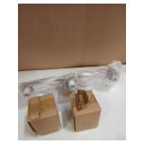 KICHLER Marette 23 in. 3-Light Champagne Bronze Contemporary Bathroom Vanity Light with Satin Etched Cased Opal Glass (Missing 1 Glass Cover)