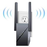 2025 WiFi 6 Range Extender,3Gbps Home Signal Booster, 12X Faster Dual Band 5GHz/2.4GHz, Covers Up to 18000 Sq.ft and 99 Devices, Internet Wireless Repeater with Ethernet Port, 1-Tap Setup