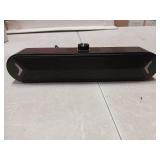 LENRUE Computer Speakers,Wired USB-Powered Sound-bar with 10W Stereo Sound for PC Desktop,Plug-n-Play (A39PRO /Black)