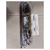 ENJOYBASICS Blackout Curtain Rod for Windows 66 to 120, Wrap Around Curtain Rods for Bedroom, Living Room, Adjustable from 30 to 129 Inches, Matte Black