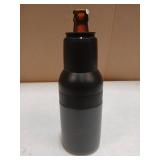 Asobu Frosty Beer Holder 2 Go Vacuum Insulated Double Walled Stainless Steel Beer Can and Bottle Cooler with Beer Opener, Bpa Free, Fits Standard 12oz Bottles & Cans, Gift for Beer Lovers (Smoke)