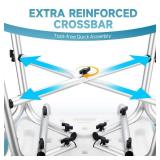 Shower Chair for Inside Shower, FSA/HSA Eligible 600 lbs Heavy Duty Shower Chair for Elderly and Disabled, Height Adjustable Shower Chair with Arms and Back, Bath Chairs for Seniors, Adults, Handicap