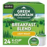 Green Mountain Coffee - Roasters Breakfast Blend Keurig Single Serve K-Cup Pods, 24 Count