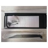 Gypie Kitchen Wrap Organizer Door Mount, Aluminum Foil Holder Cabinet Door Organizer Cabinet Storage Basket For Kitchen Wrap/Food Bag Storage, Black