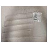 AISIDERK 12" Acrylic Riser Display Stands - 4 Tier Clear Acrylic Display Shelf, Double Sided Usable, Makeup Organizer Perfume Organizer, Acrylic Shelves For Funko Pop Figures , Cupcake, Candy Food