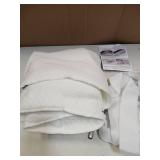 CZL 12" Wide Bed Bridge Twin to King Converter Kit Twin Bed Connector King Maker Bed Gap Filler to Make Twin Beds Into King Adjustable Twin Mattress Connector with Strap for Guests Stayovers, White