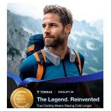 TORRAS COOLiFY 2S Neck Fan, 3 Model, 3-28H Extended Battery Life, Neck Fans that Blow Cold Air, Neck Air Conditioner, Cooling Neck Fan for Work, Hiking, Travel. Gifts for Dad Husband Father, Grey