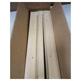 upsimples Floating Shelves for Wall, Wall Shelves for Decor Storage Set of 6, Wall Mounted Wood Shelf for Bedroom, Living Room, Bathroom, Kitchen, Picture Ledge Shelves, Natural