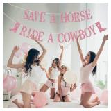 Save a Horse Ride a Cowboy Banner, Last Rodeo Hoedown, Western Cowgirl Bachelorette Sign, Nashville Bridal Shower Party Decorations, Wedding Engagement Party Supplies