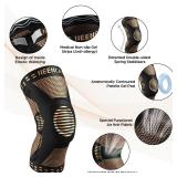 NEENCA Professional Knee Brace for Pain Relief, Medical Knee Support with Patella Pad & Side Stabilizers, Compression Knee Sleeve for Meniscus Tear, ACL, Joint Pain, Runner, Workout - FSA/HSA APPROVED