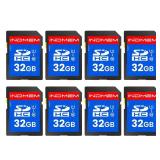 INDMEM SD Card 32GB, 8 Packs Class 10 32GB Flash Memory Card MLC Standard Secure Digital Cards Camera Card