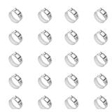 Stainless Steel Hose Clamps,Adjustable Worm Gear Hose Clamps for Fuel Line,Plumbing,Mechanical Applications,Tube,Radiators,Washing Machine,Garden and Automotive Hose Connections (13-19MM 18PCS)