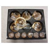 2 Sets(6 Pcs) Candlestick Holders Taper Candle Holders Brass Gold Candlestick Holder Set Vintage Modern Decorative Centerpiece For Table Mantel Wedding Housewarming Gift (Gold, 2 Set(6 pcs))