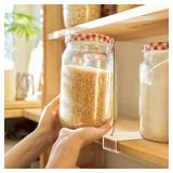 Aolloa 10 PCS Shelf Dividers For Closet Organization Acrylic Clear Closet Shelf Divider For Wooden Shelving Suitable For Wooden Or Vertical Shelves Or Bedroom, Kitchen And Office