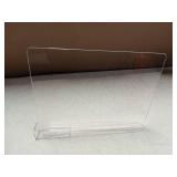 Aolloa 10 PCS Shelf Dividers For Closet Organization Acrylic Clear Closet Shelf Divider For Wooden Shelving Suitable For Wooden Or Vertical Shelves Or Bedroom, Kitchen And Office