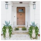 Hollyone Artificial Hanging Plants 36" Fake Ivy Vine Faux Ivy Leaves Hanging Plant Greenery For Wall House Room Patio Indoor Outdoor Home Shelf Office Wedding Decor