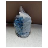 Glooglitter 1000 Pieces Ribbed Plastic Anchors #10-12 x 1 Inch Drywall Anchors Plastic Wall Anchor Lightweight Blue Screw Anchor For Hollow Walls Concrete Pictures Artwork Decor Anchoring Application