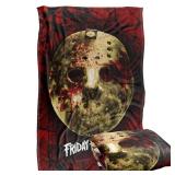 Friday The 13th Blanket, 36"x58", Bloody Mask, Silky Touch Super Soft Throw Blanket