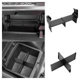 Autorder 2PCS Center Console Organizer For Toyota Tacoma 2024-2026/4Runner 2025-2026 Accessories Multi-Grid Glove Box Organizer For Tacoma/4Runner Armrest Storage Divider Insert Tray