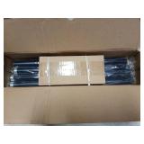 Lootkell Modern Black Curtain Rods For Windows 48 To 84 Inches Adjustable Length Heavy Duty 1" Diameter Window Curtain Rod With Decorative Finials For Outdoor Farmhouse Bedroom Kitchen Living Room